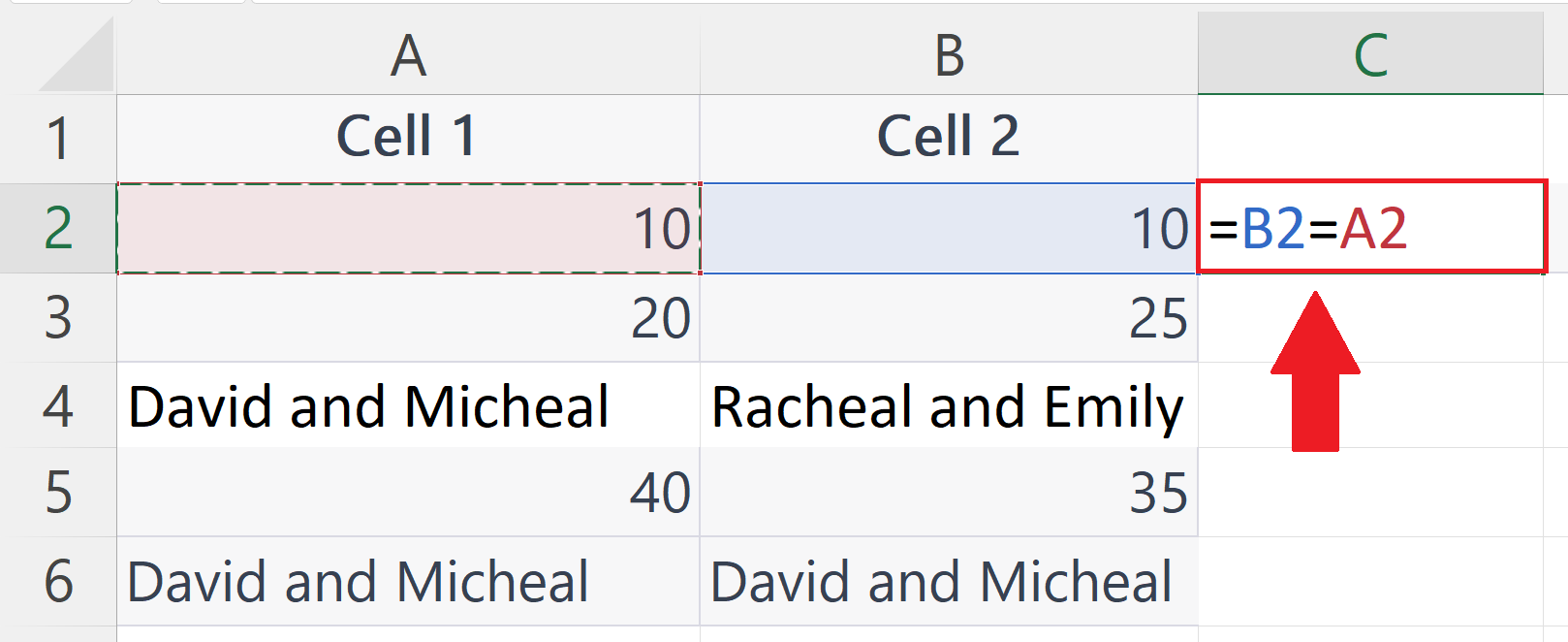 How To See If Two Cells Match In Microsoft Excel SpreadCheaters