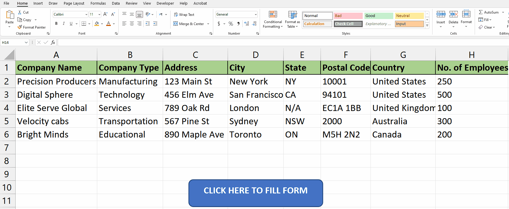 How To Create A Fillable Form In Excel | SpreadCheaters