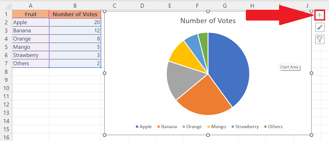 How To Make A Pie Chart In Microsoft Excel With Words | SpreadCheaters