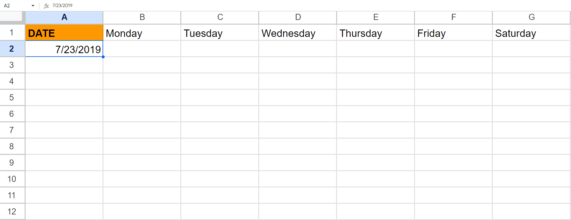 How To Add Dates To Google Sheets SpreadCheaters