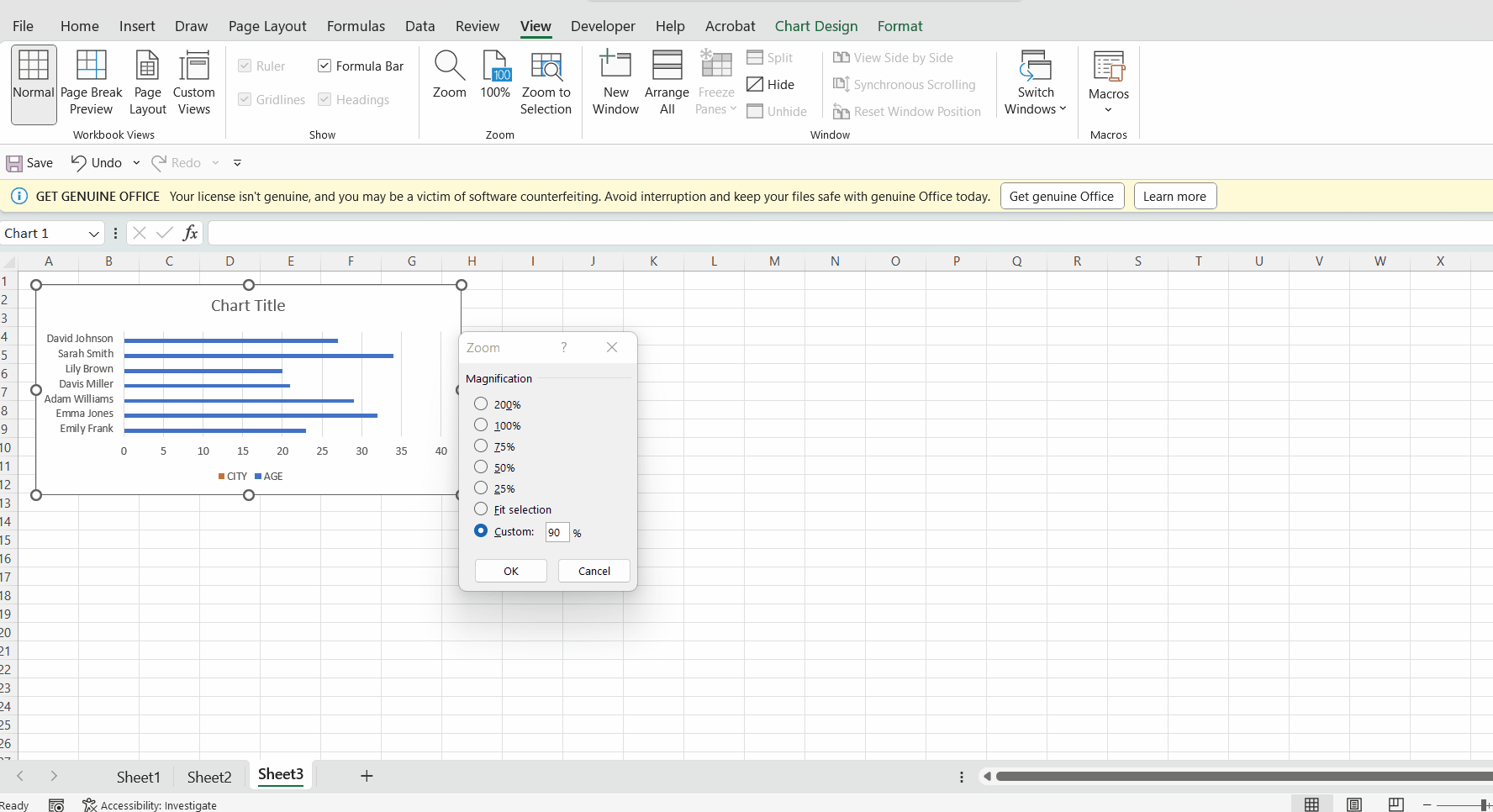 How To Zoom In On A Graph In Excel | SpreadCheaters