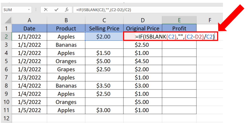 How To Ignore Blank Cells In Excel. | SpreadCheaters