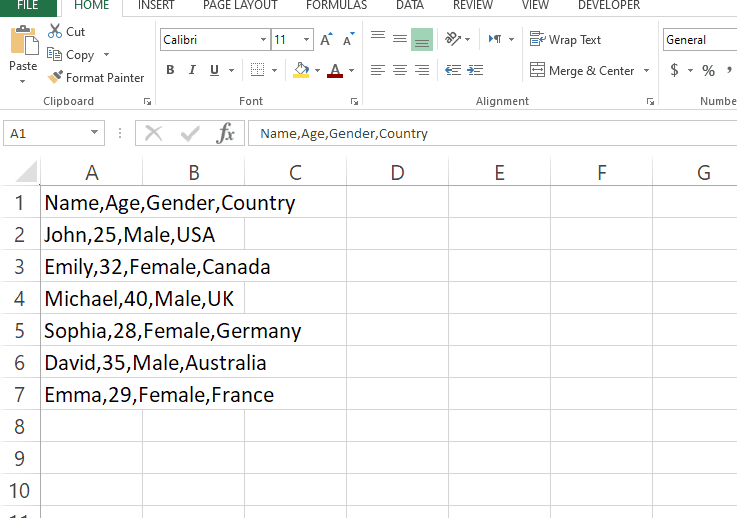 How To Force Excel To Open CSV Files With Data Arranged In The Column ...