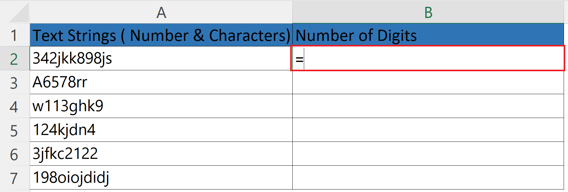 How To Count The Number Of Digits In Microsoft Excel SpreadCheaters