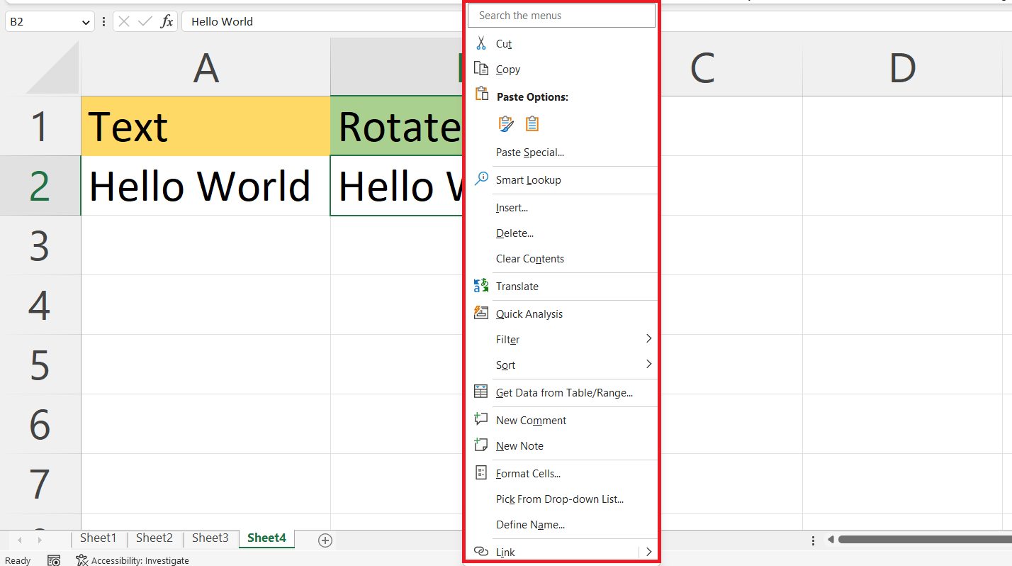 How To Rotate Text In Microsoft Excel Spreadcheaters 0089