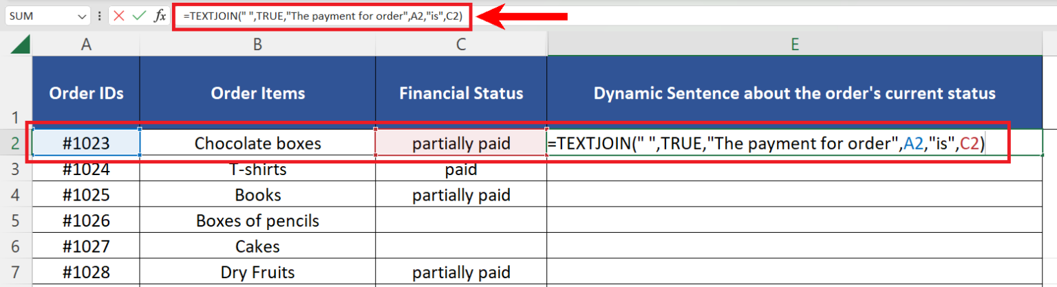 How To Use A Cell Value In Sentence In Excel Spreadcheaters 0983