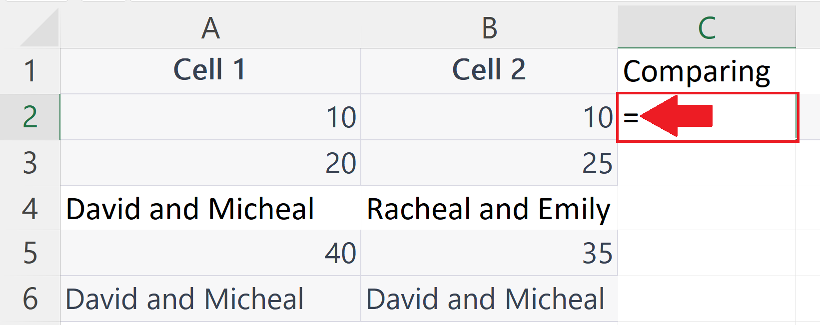 how-to-see-if-two-cells-match-in-microsoft-excel-spreadcheaters