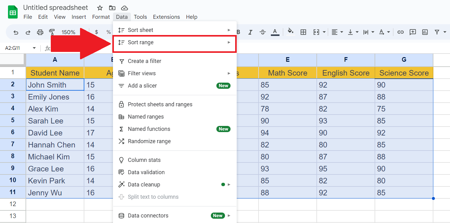 How To Automatically Alphabetize In Google Sheets SpreadCheaters how-to-automatically-alphabetize-in-google-sheets-spreadcheaters