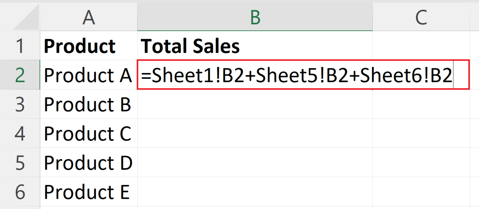 How To Add Cells From Different Sheets In Microsoft Excel SpreadCheaters how-to-add-cells-from-different-sheets-in-microsoft-excel-spreadcheaters