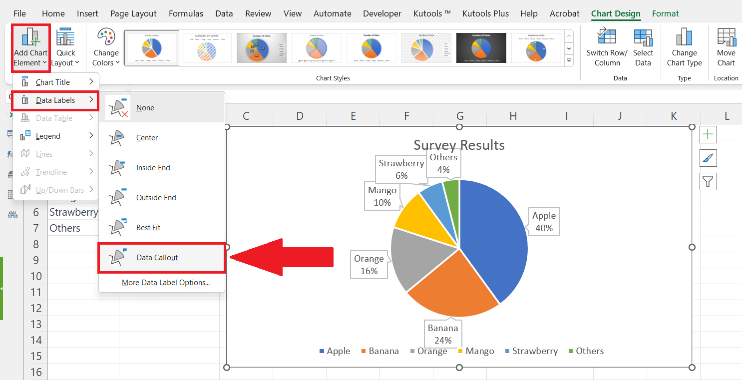 How To Make A Pie Chart In Microsoft Excel With Words | SpreadCheaters