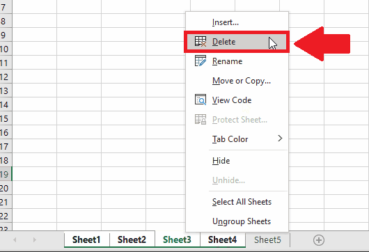 How To Delete Multiple Excel Sheets At Once Spreadcheaters 