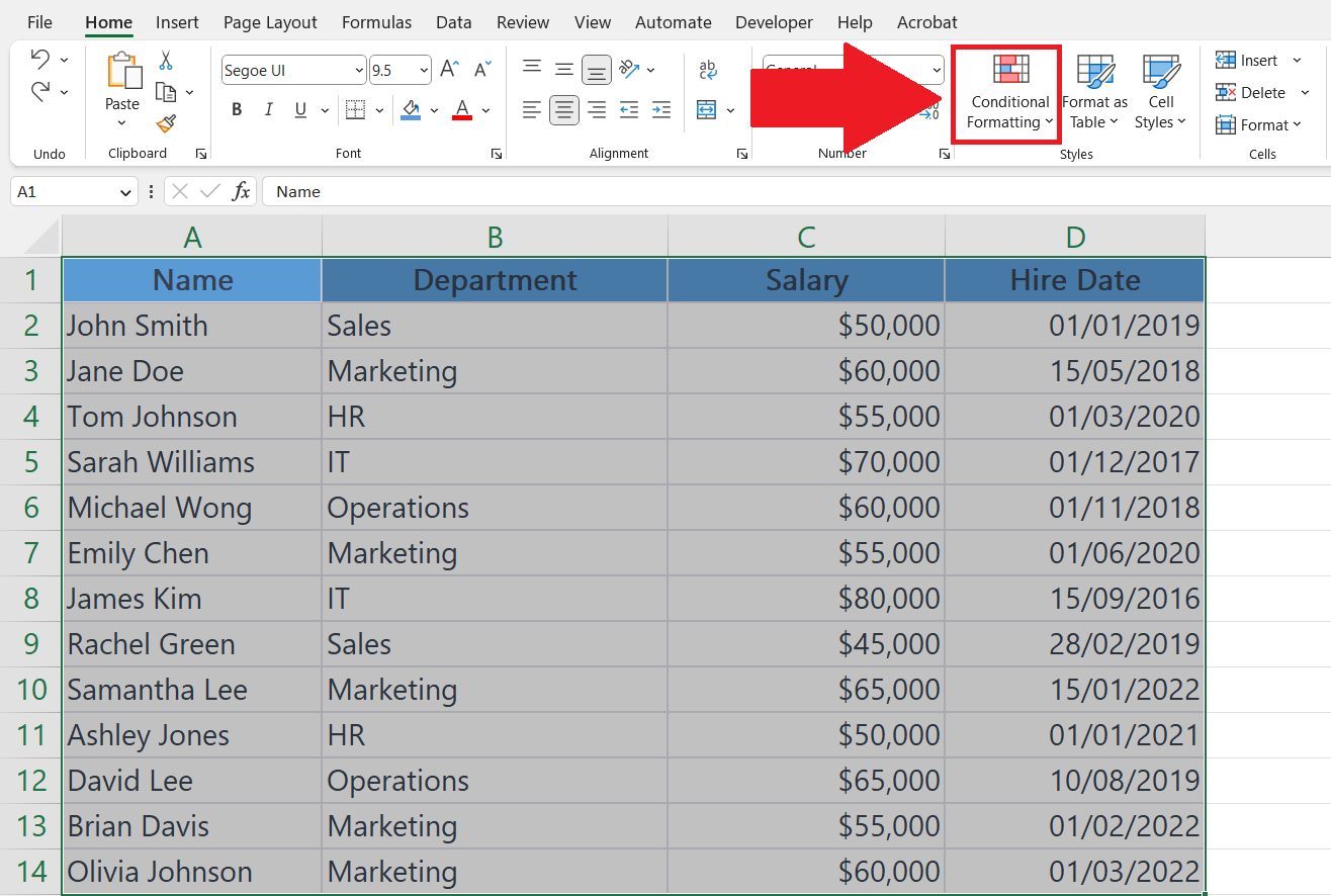 How To Select Rows With Specific Text In Microsoft Excel | SpreadCheaters