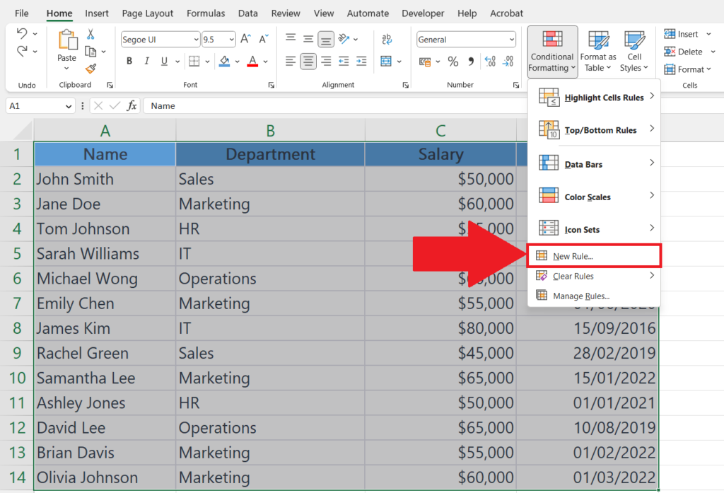 how-to-select-rows-with-specific-text-in-microsoft-excel-spreadcheaters