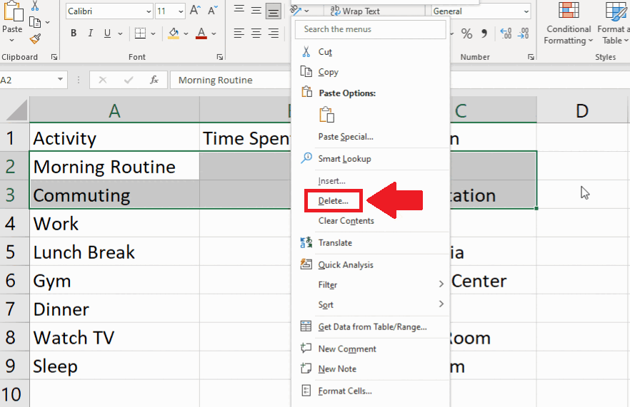 how-to-delete-selected-cells-in-excel-spreadcheaters