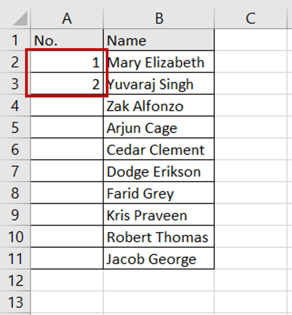 How To Auto-number Cells In Excel | SpreadCheaters