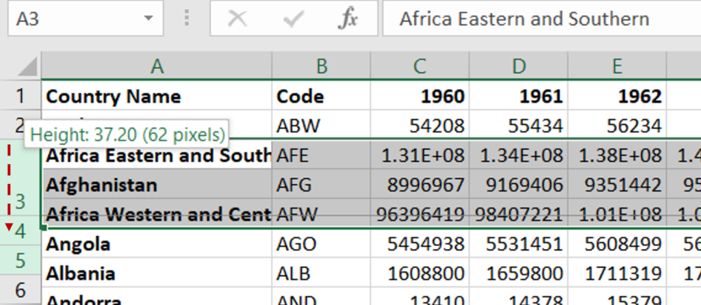 How To Expand Rows In Excel | SpreadCheaters