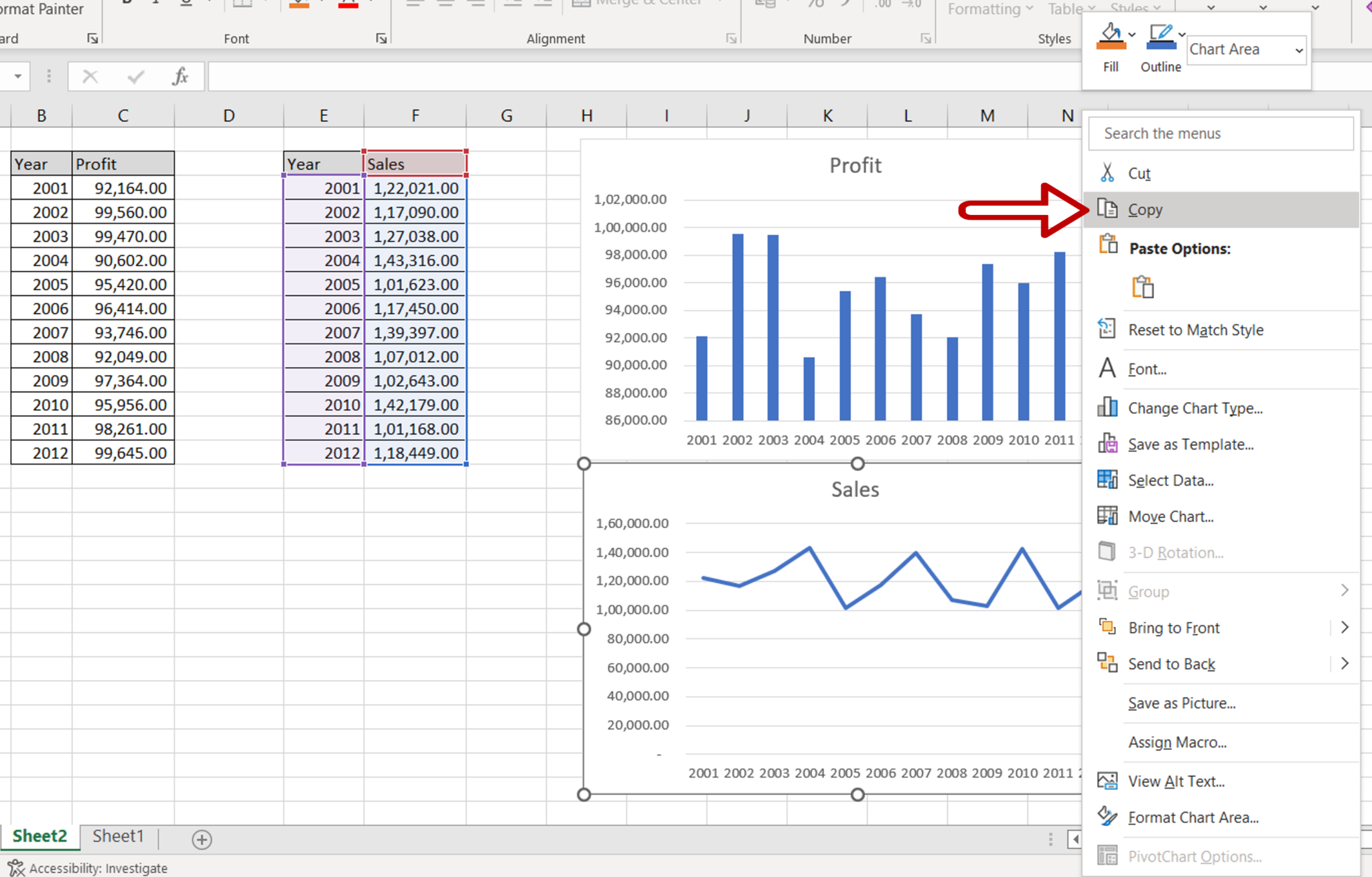 How To Merge Graphs In Excel | SpreadCheaters