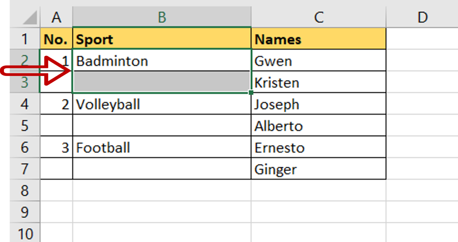 How To Merge Two Rows In Excel | SpreadCheaters