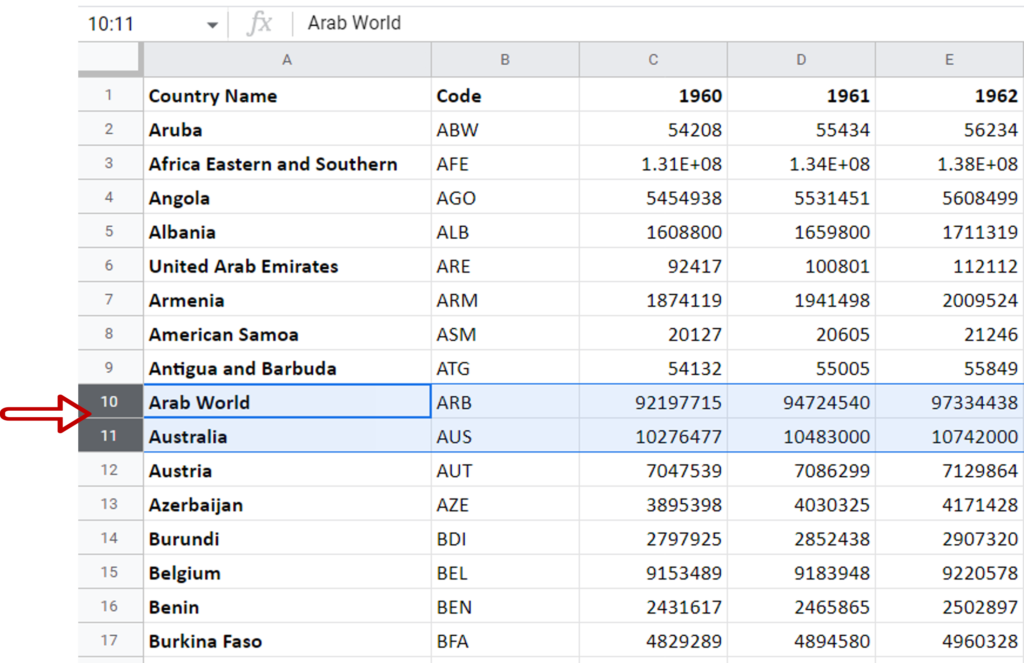 How To Move Rows In Google Sheets | SpreadCheaters