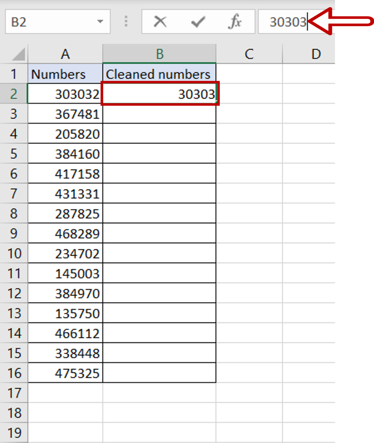 How To Remove The Last Digit In Excel | SpreadCheaters