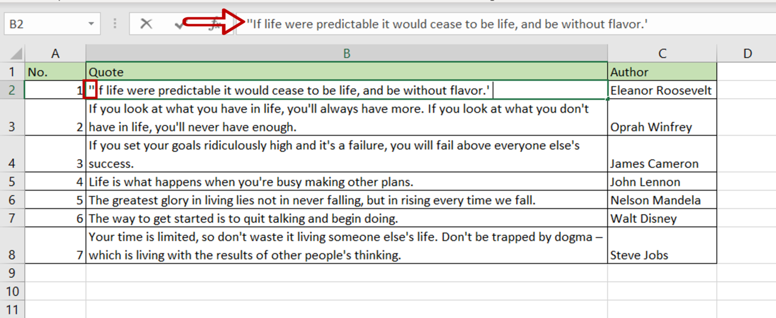 How To Add Single Quotes In Excel Spreadcheaters 7061