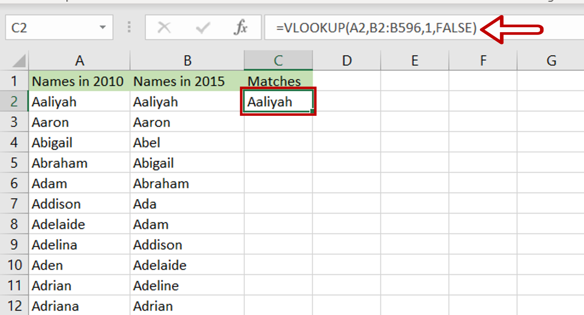 How To Find Matching Cells In Excel SpreadCheaters