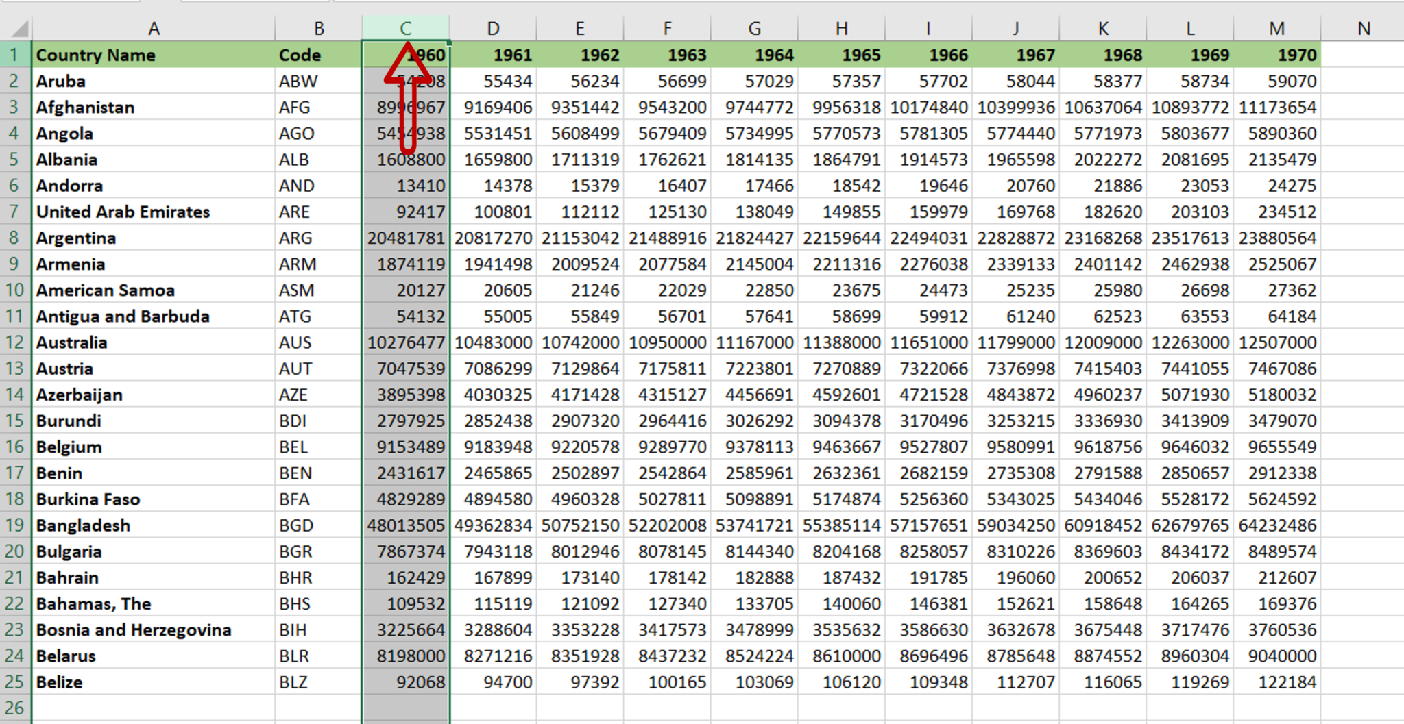 how-to-select-columns-in-excel-spreadcheaters