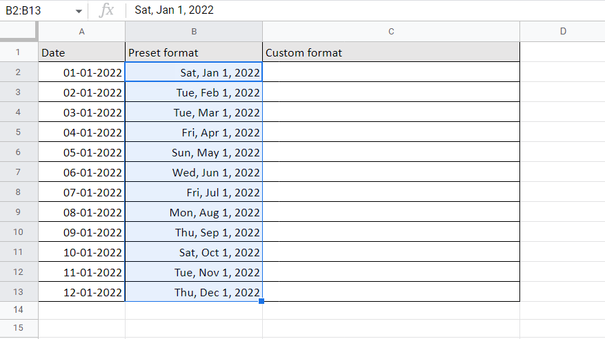 How To Change The Date Format In Google Sheets | SpreadCheaters