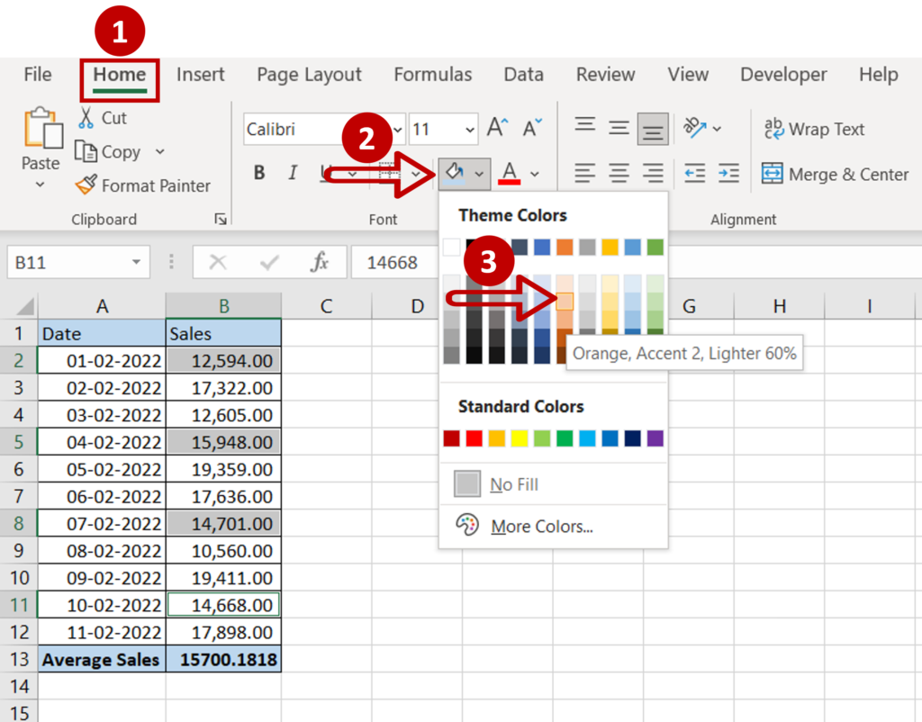 How To Highlight Selected Cells In Excel | SpreadCheaters