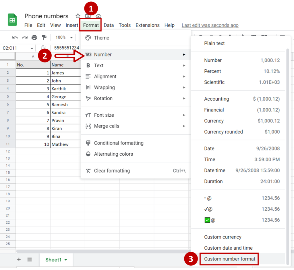 how-to-format-phone-numbers-in-google-sheets-spreadcheaters