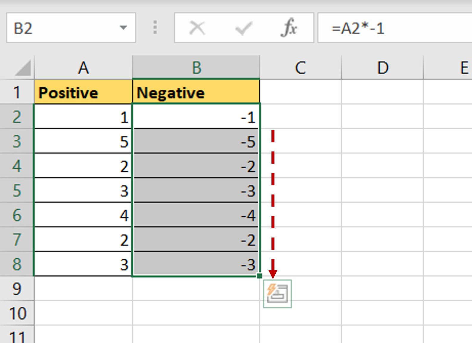 how-to-make-a-column-negative-in-excel-spreadcheaters