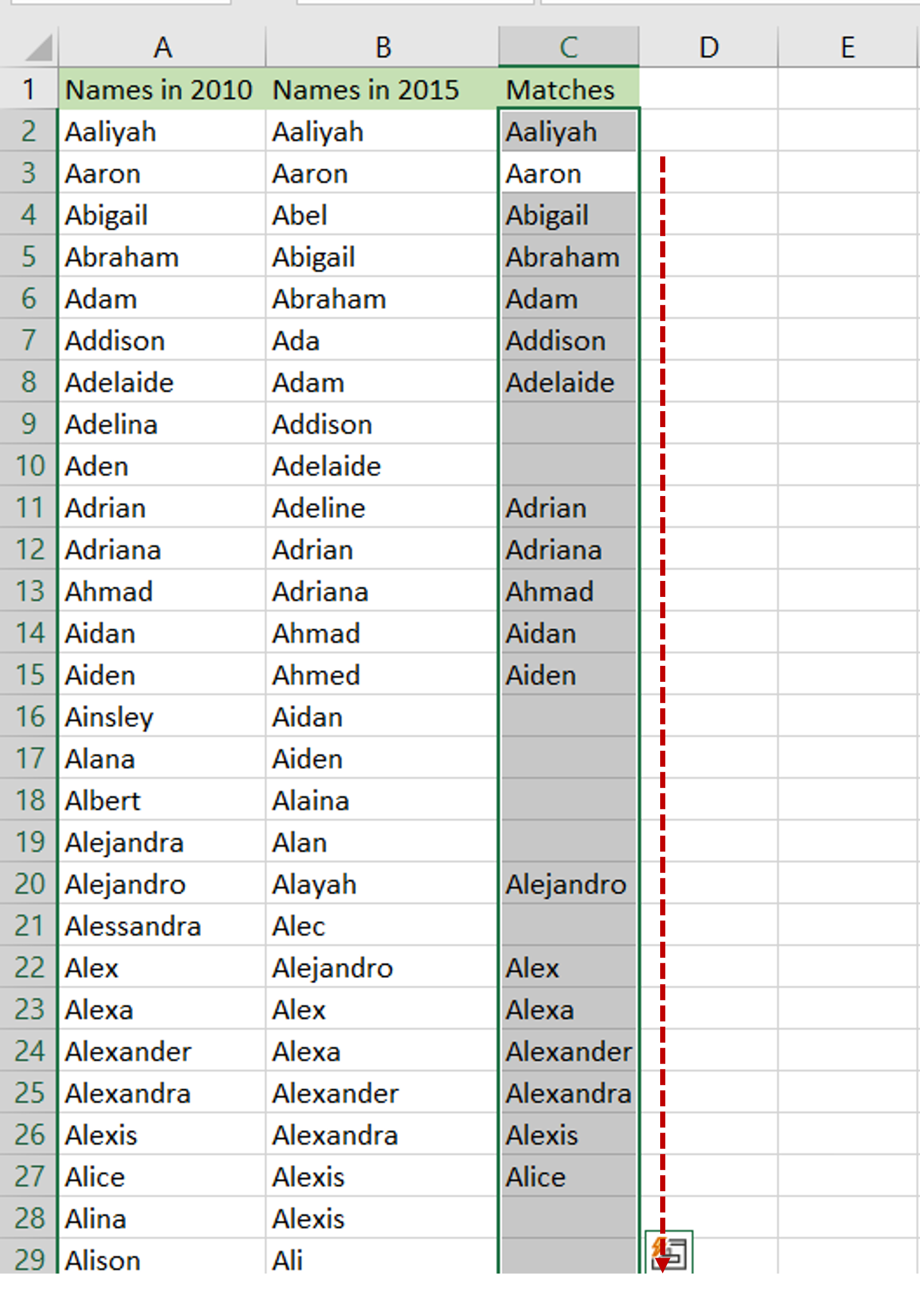 how-to-find-matching-cells-in-excel-spreadcheaters