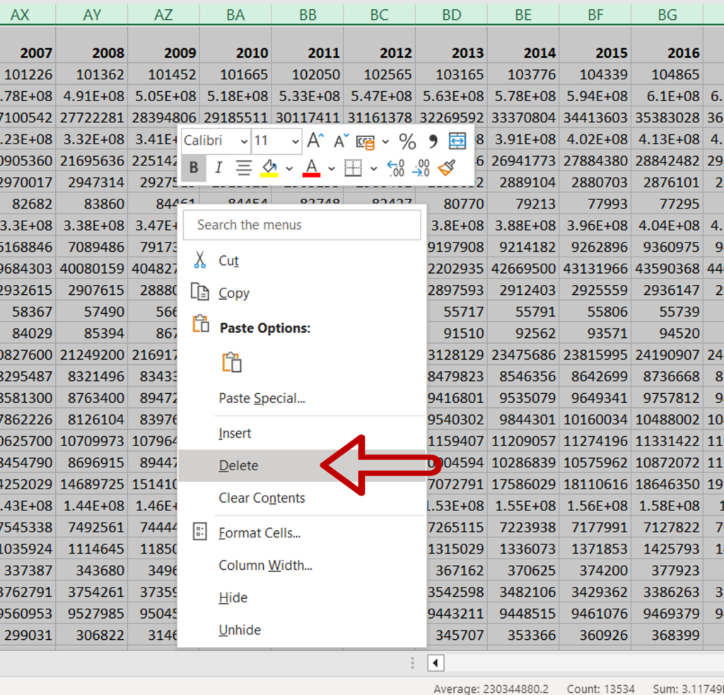 how-to-get-rid-of-extra-columns-in-excel-spreadcheaters