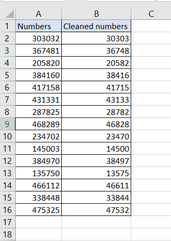 How To Remove The Last Digit In Excel | SpreadCheaters