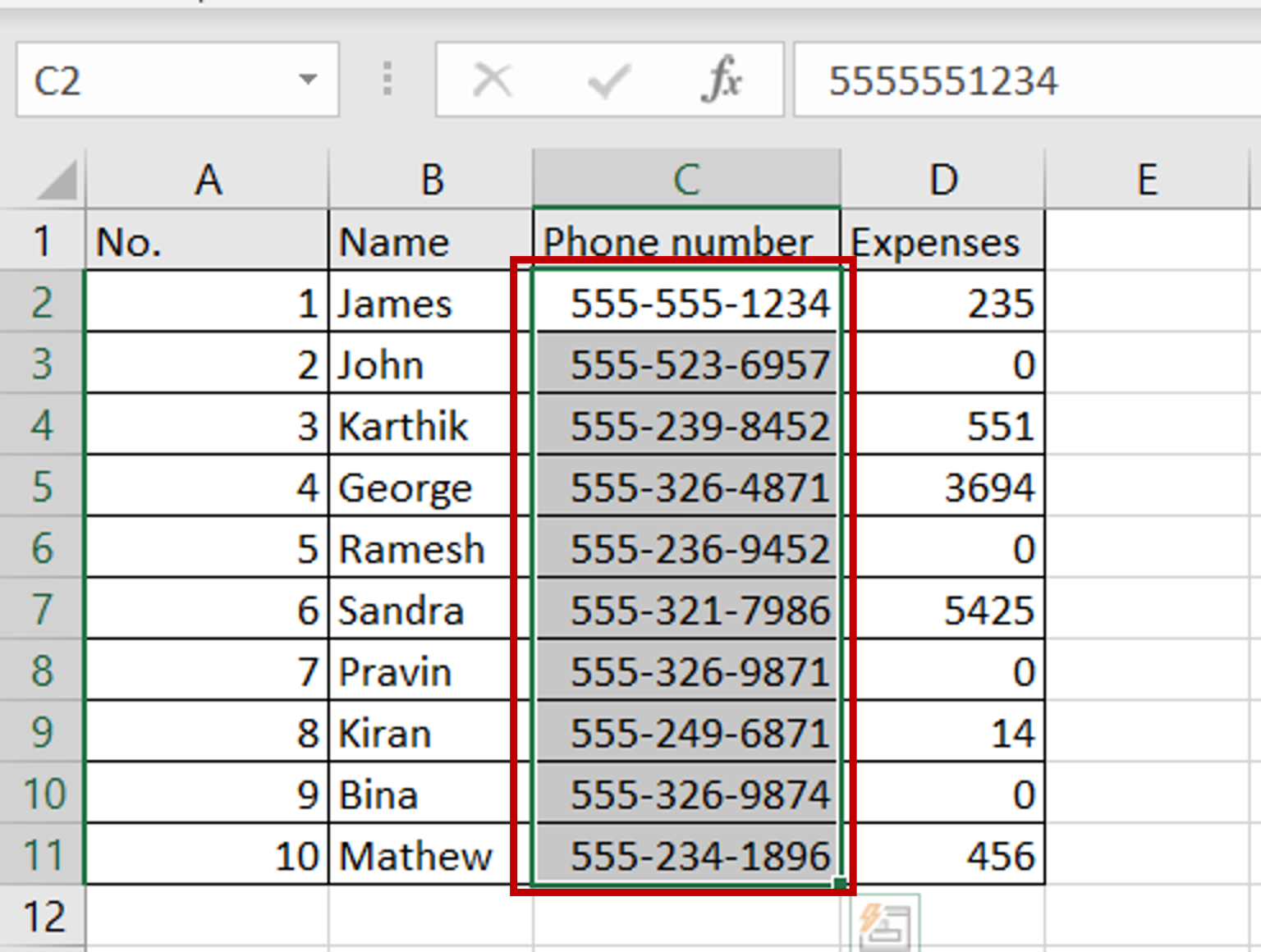 how-to-add-dashes-in-excel-spreadcheaters