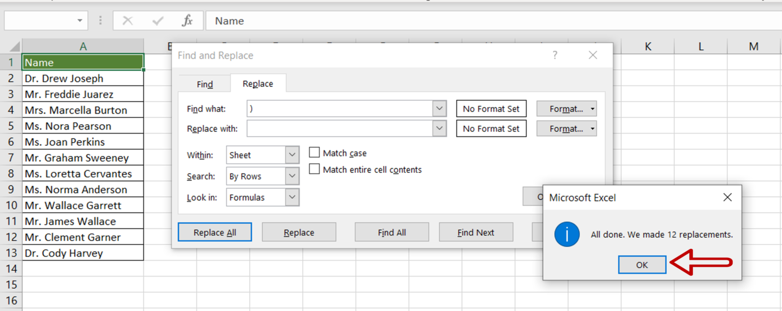 How To Remove Parentheses In Excel SpreadCheaters