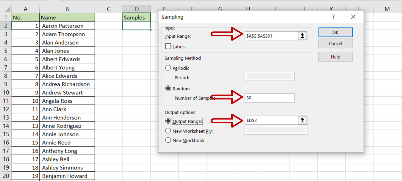 How To Do Random Sampling In Excel | SpreadCheaters