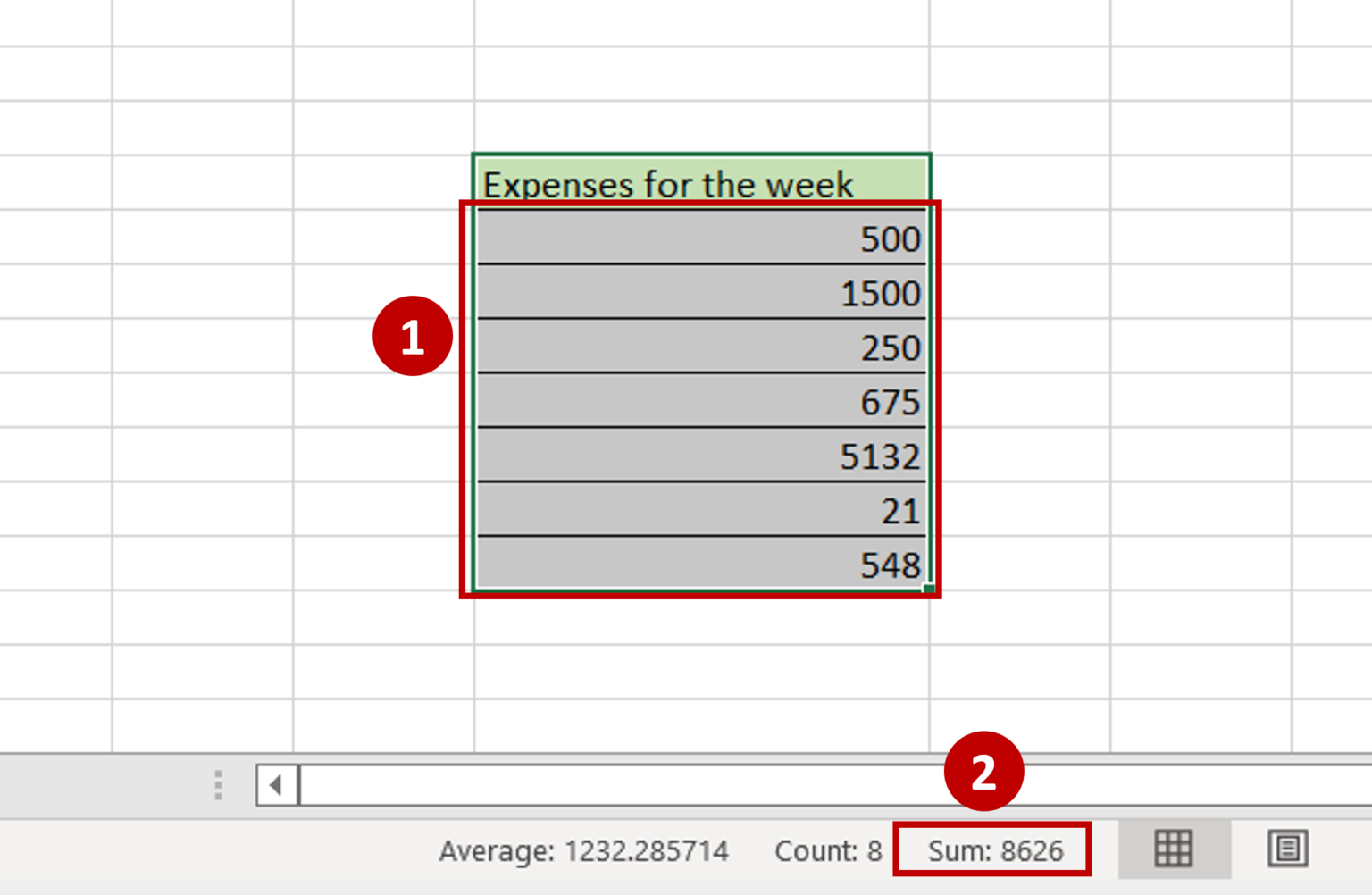 how-to-add-a-list-of-numbers-in-excel-spreadcheaters