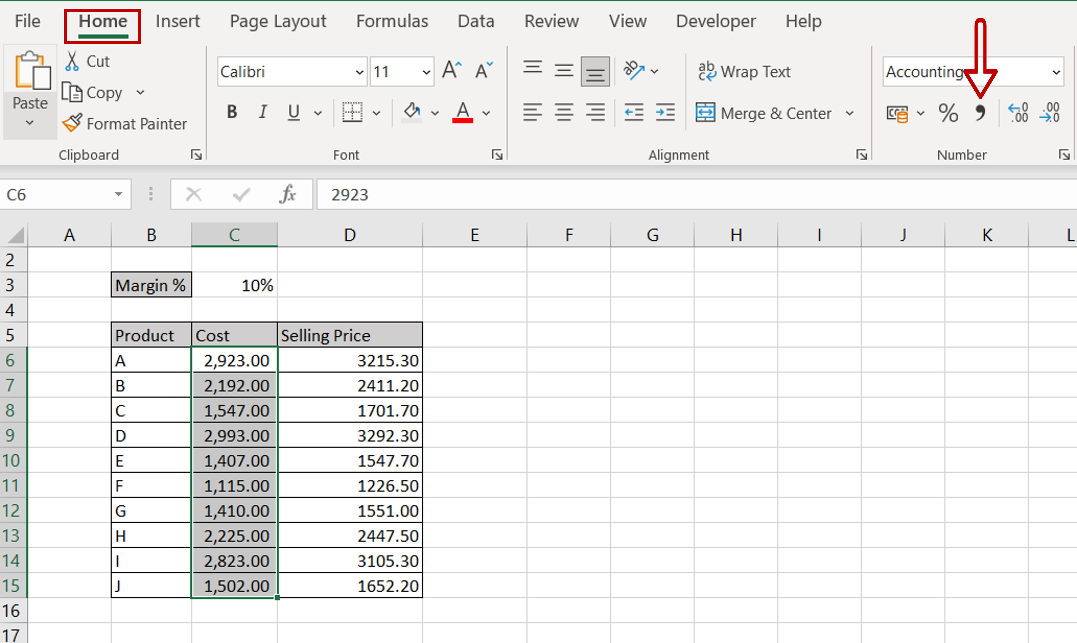 how-to-add-commas-to-numbers-in-excel-spreadcheaters