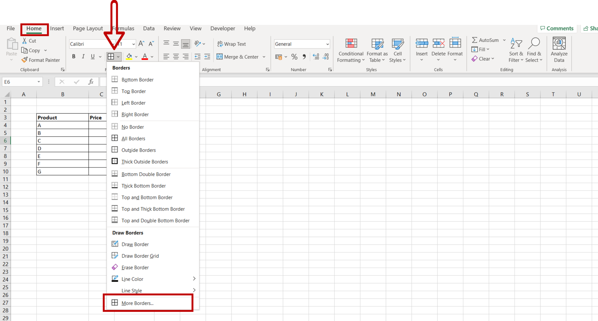 how-to-change-the-border-color-in-excel-spreadcheaters