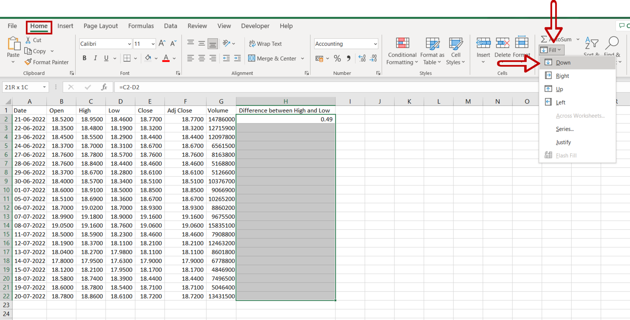 how-to-fill-down-in-excel-spreadcheaters