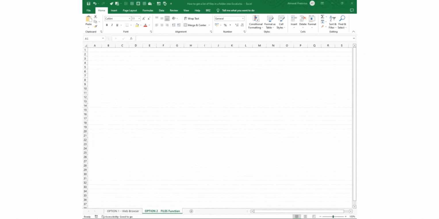 how-to-get-a-list-of-files-in-a-folder-into-excel-spreadcheaters