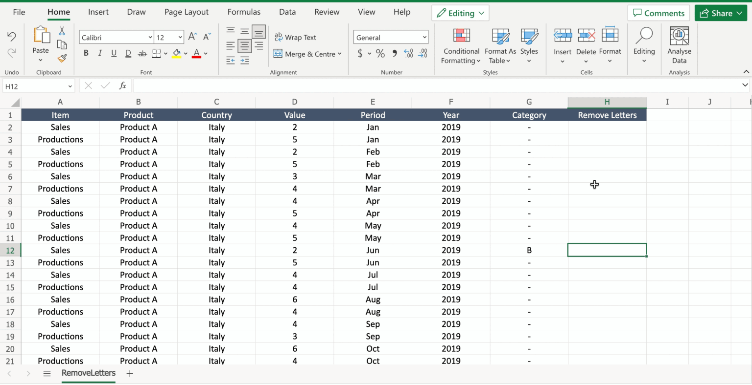 How To Remove Letters From A Cell In Excel | SpreadCheaters