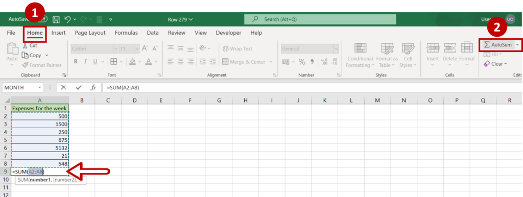 How To Add A List Of Numbers In Excel SpreadCheaters