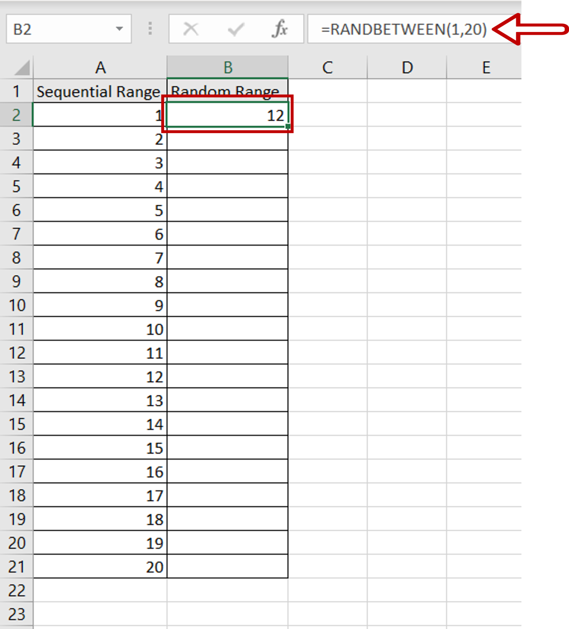 How To Create A Range Of Numbers In Excel Spreadcheaters 4151