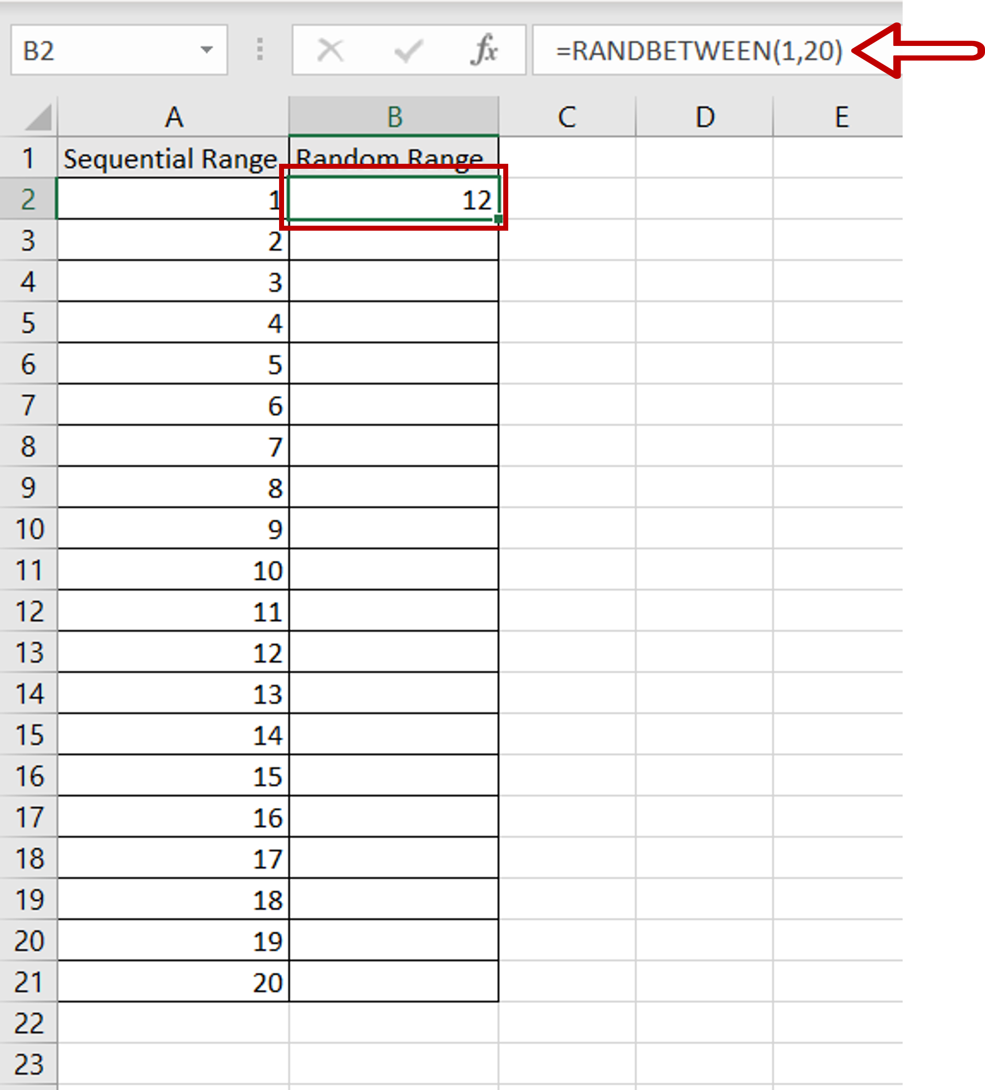 How To Create A Range Of Numbers In Excel Spreadcheaters 1433