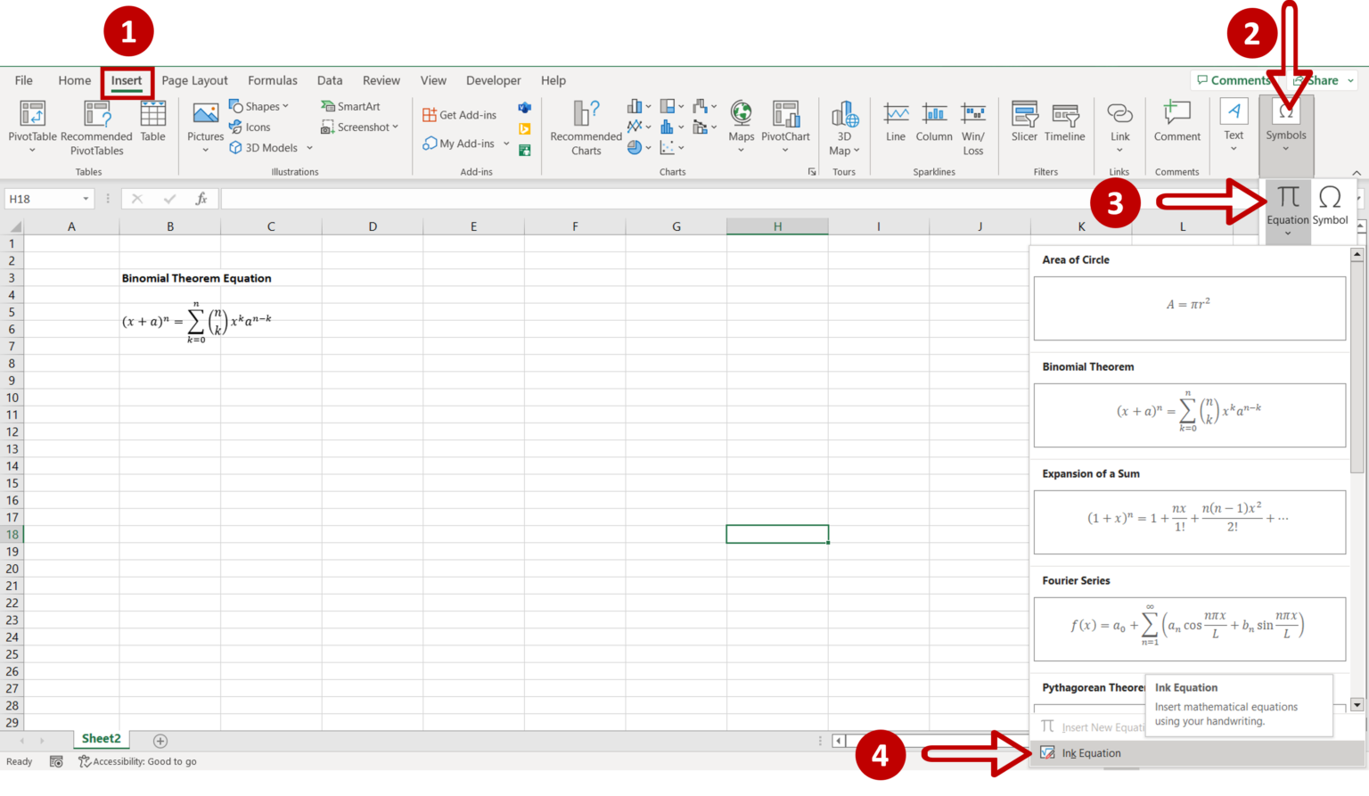 How To Enter Equations In Excel Spreadcheaters 8029