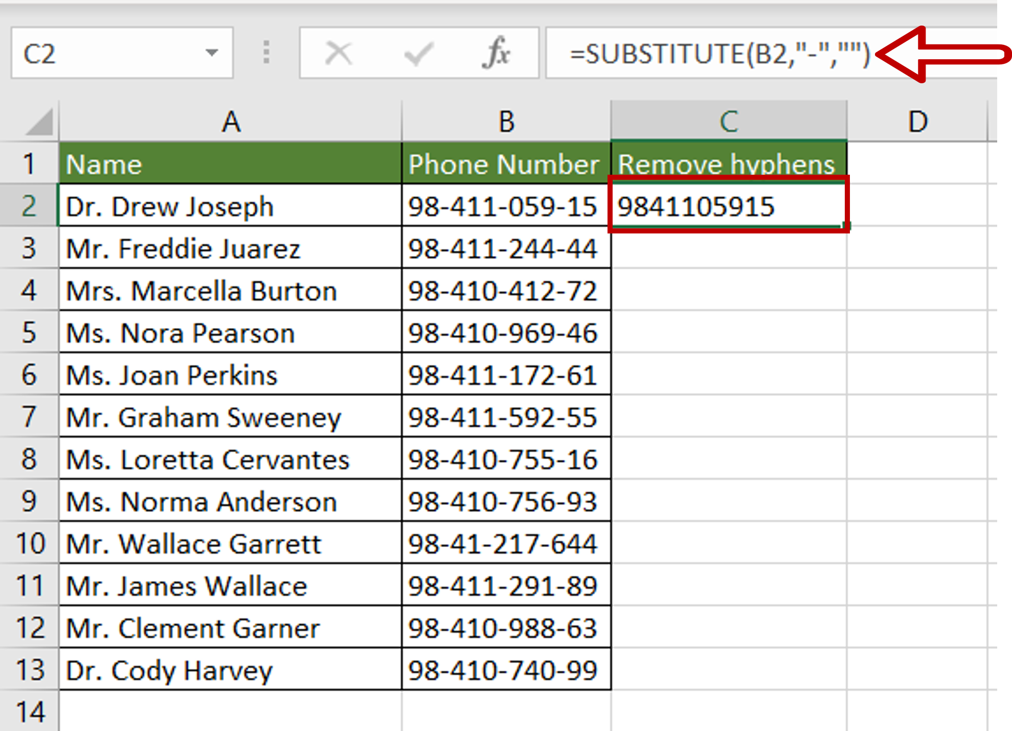  How To Remove Hyphens In Excel SpreadCheaters