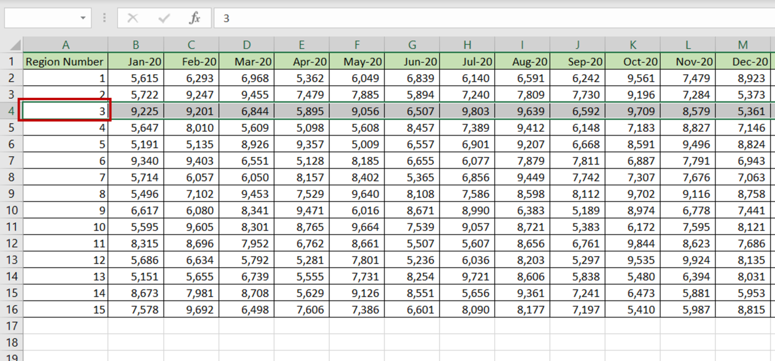 How To Select The Entire Row In Excel Spreadcheaters 5011