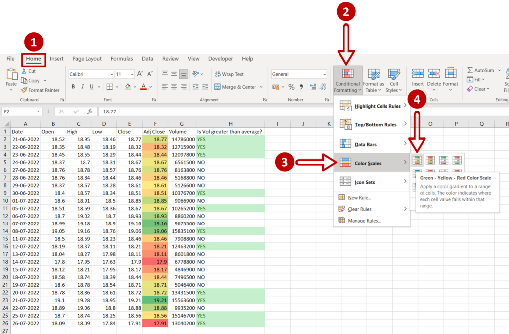 How To Color Code Cells In Excel | SpreadCheaters